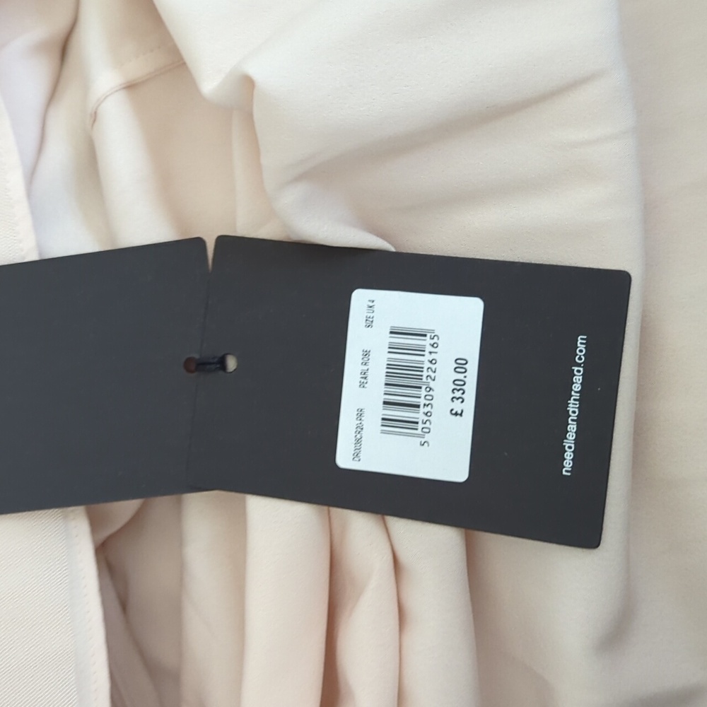 NEEDLE & THREAD Romantic Ruffled Sequined Tulle Evening Dress Size 0 - Picture 3 of 5